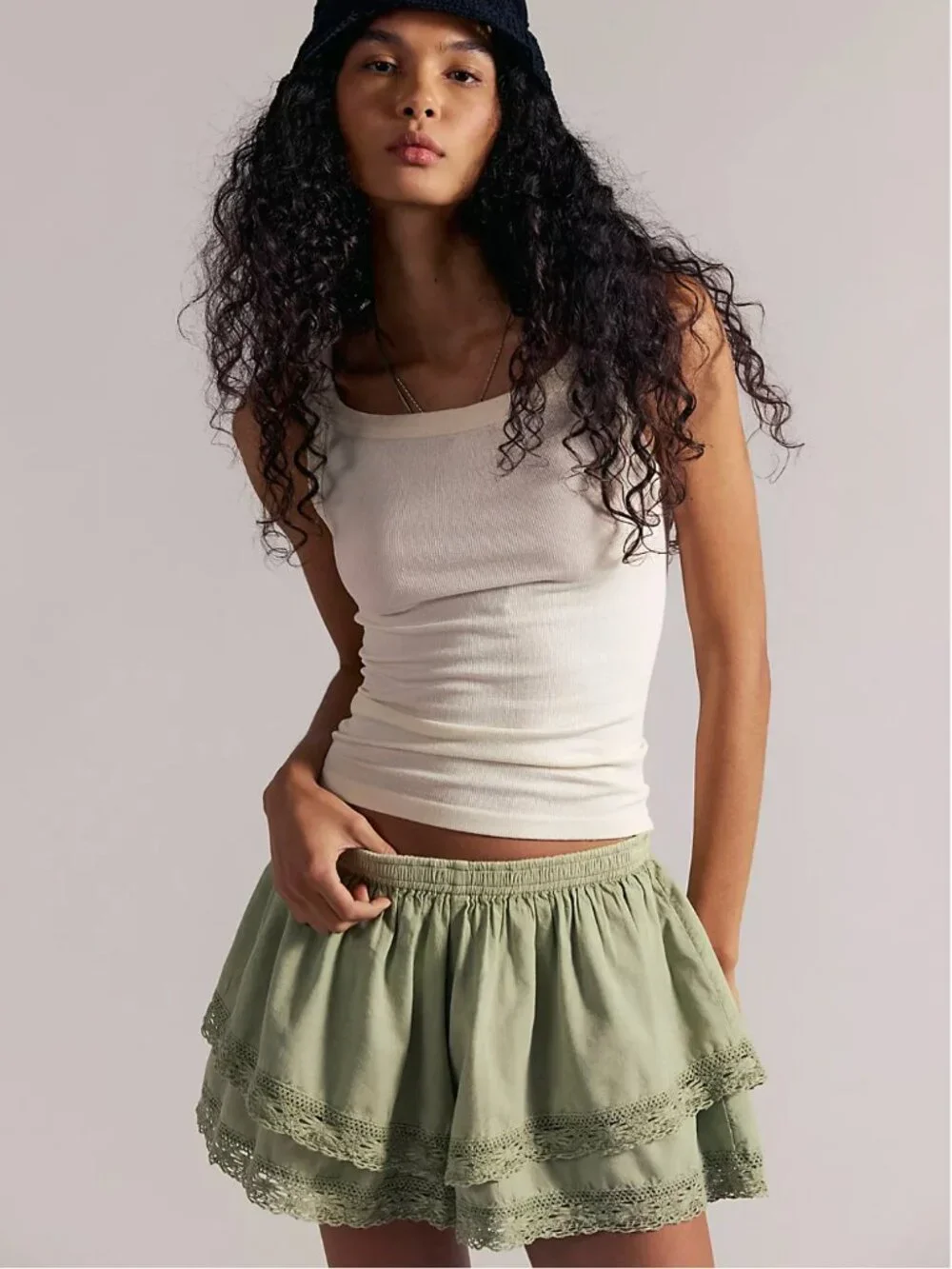 Free People Women's Full Harmony Shorts In Mystic Spring - Size Medium. NWT